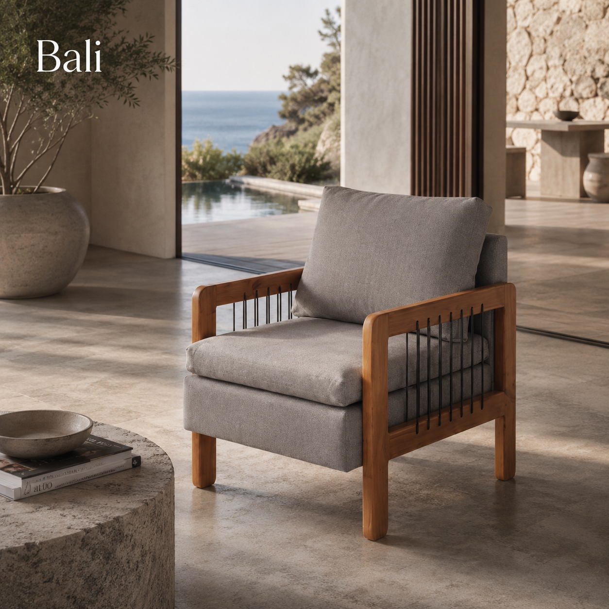 Poltrona Bali — detalhe